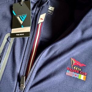 LEVELWEAR ⛳️ Men’s NWT Navy Full Zip
‘LACC 147th Walker Cup’ Perf Vest - Size LG